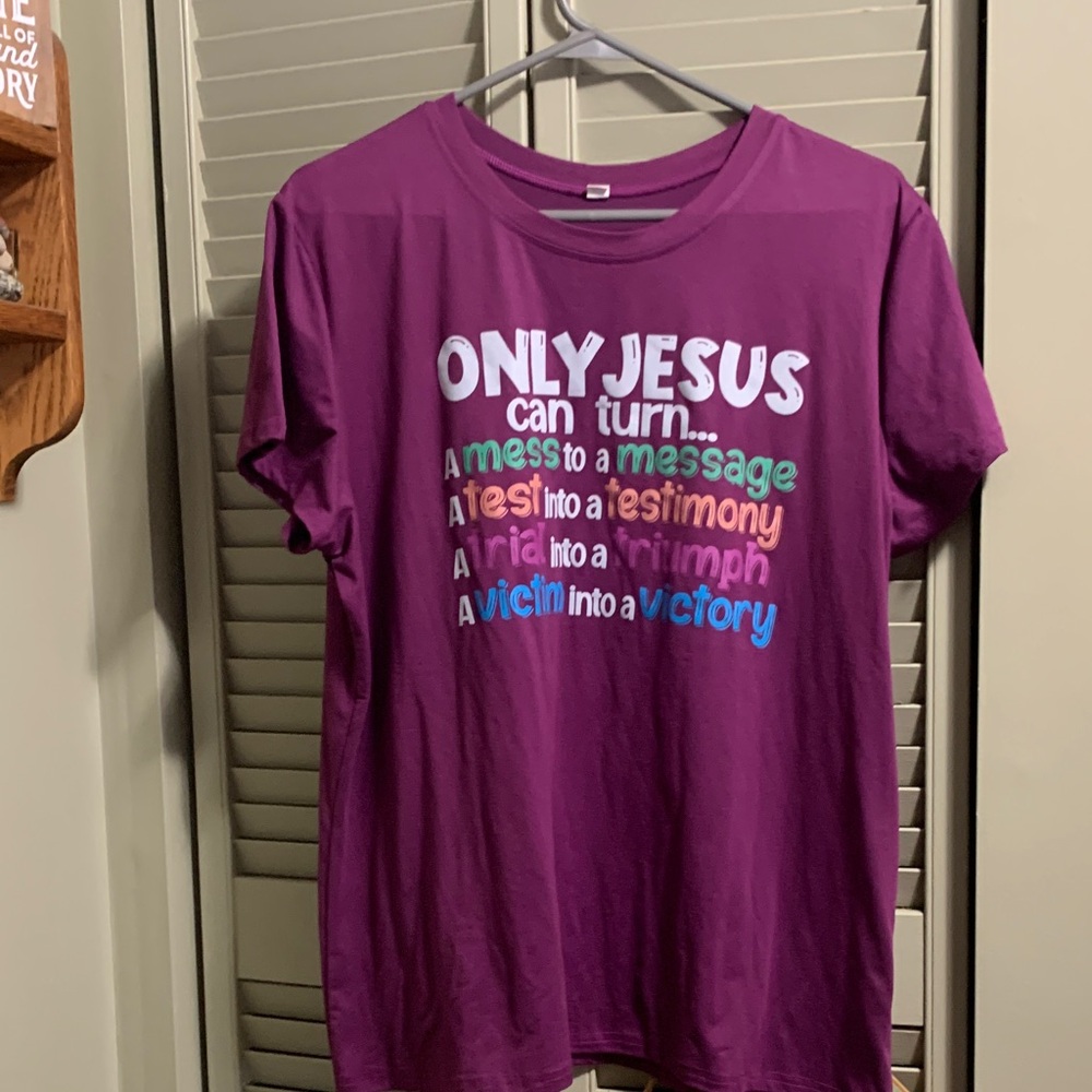 Purple Graphic T-Shirt